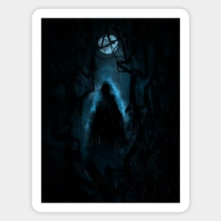 Witch In The Woods - Creepy Horror Sticker